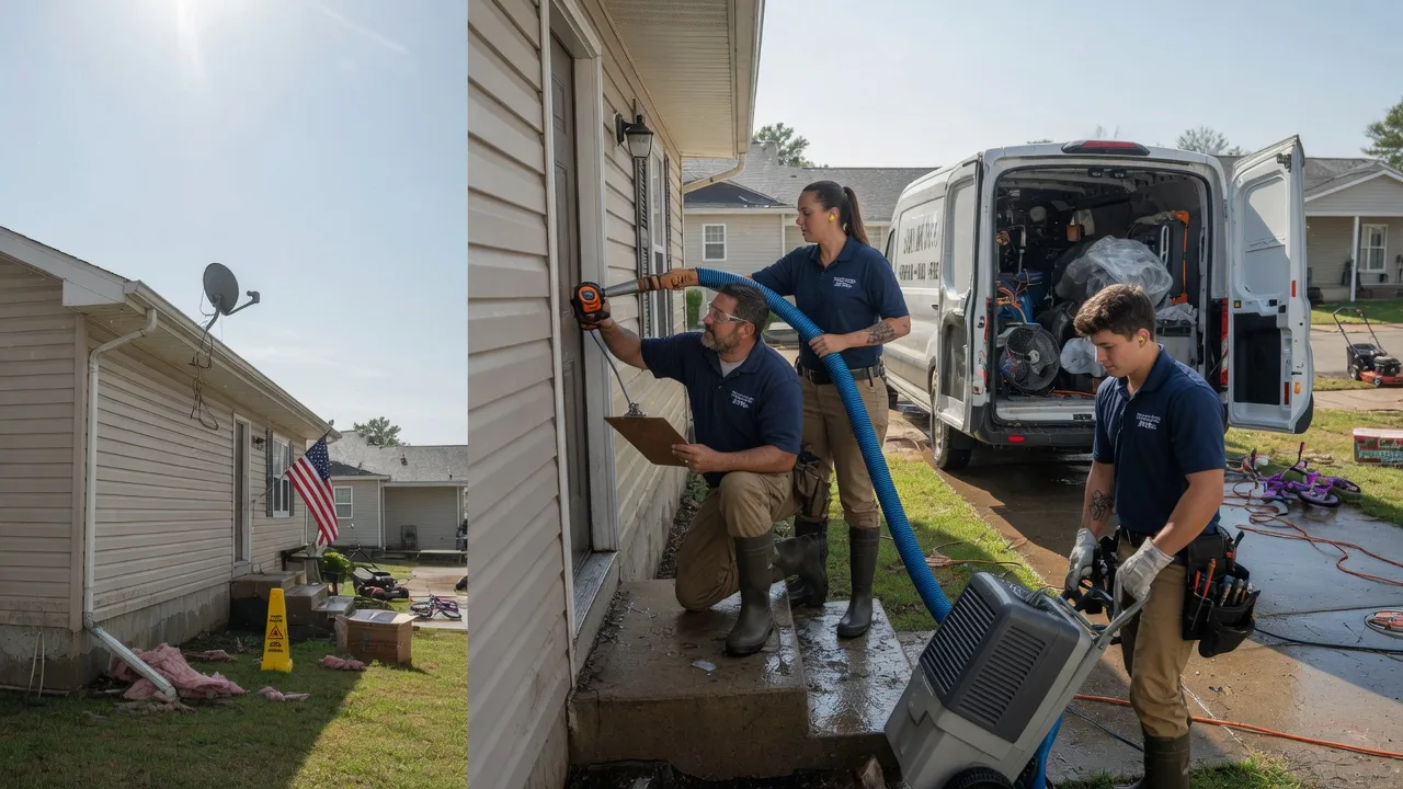 Ceiling Water Damage Restoration in Thaxton, MS near me